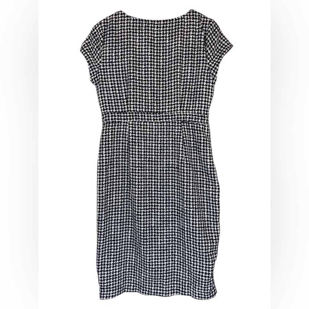 NWT Ann Taylor Gingham Tweed Button Front Sheath Dress Women’s Size 8 - Picture 3 of 8